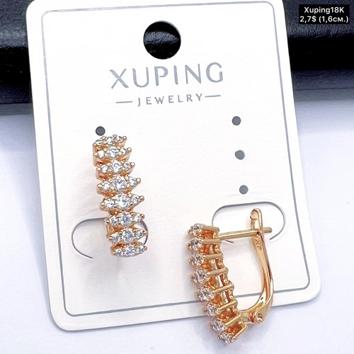 Сережки Xuping18К 20293 (1,6см)